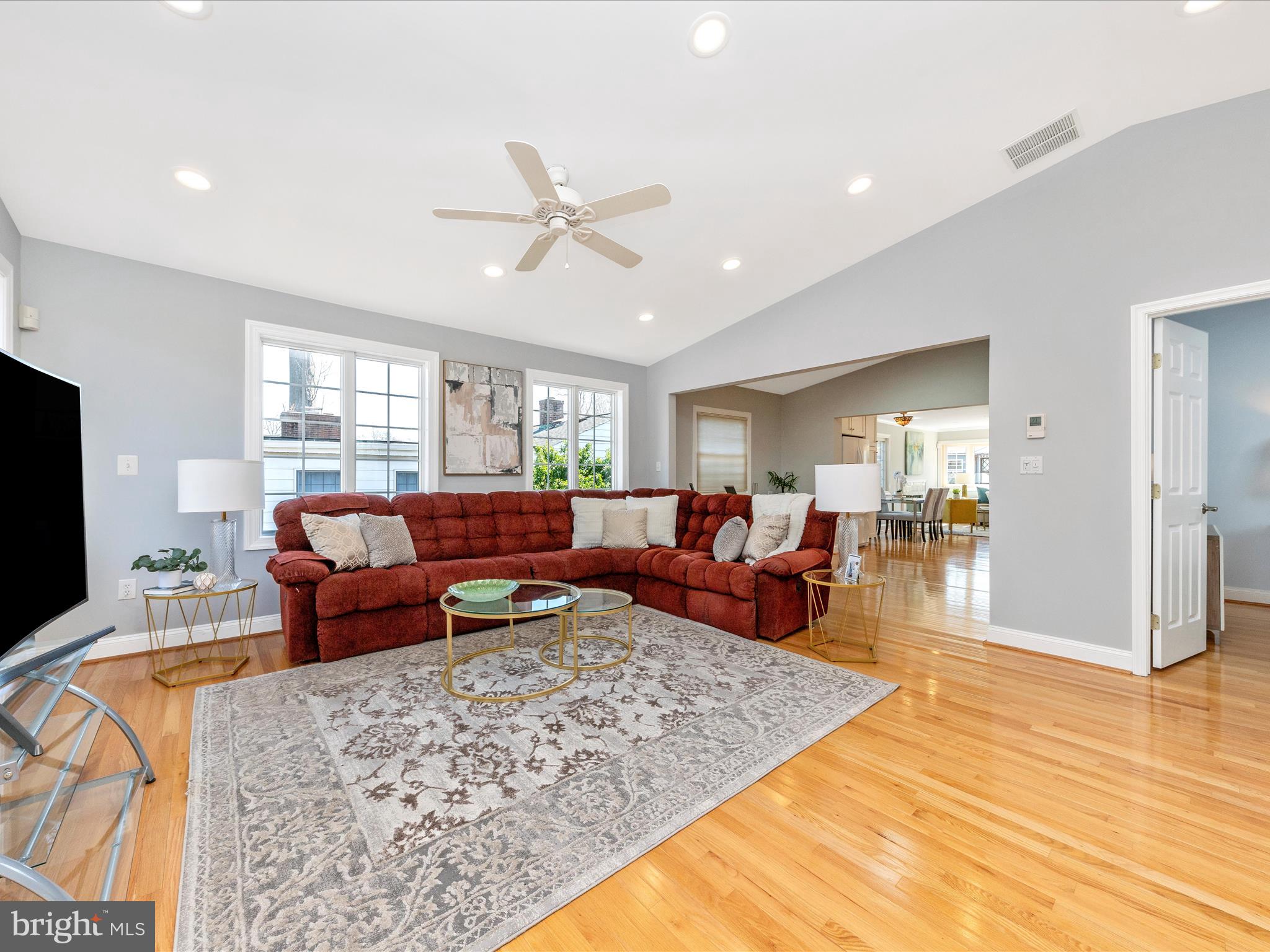 2731 Jennings Road Kensington, MD 20895 - Photo 13 of 46 Vaulted Ceilings with Access to Deck