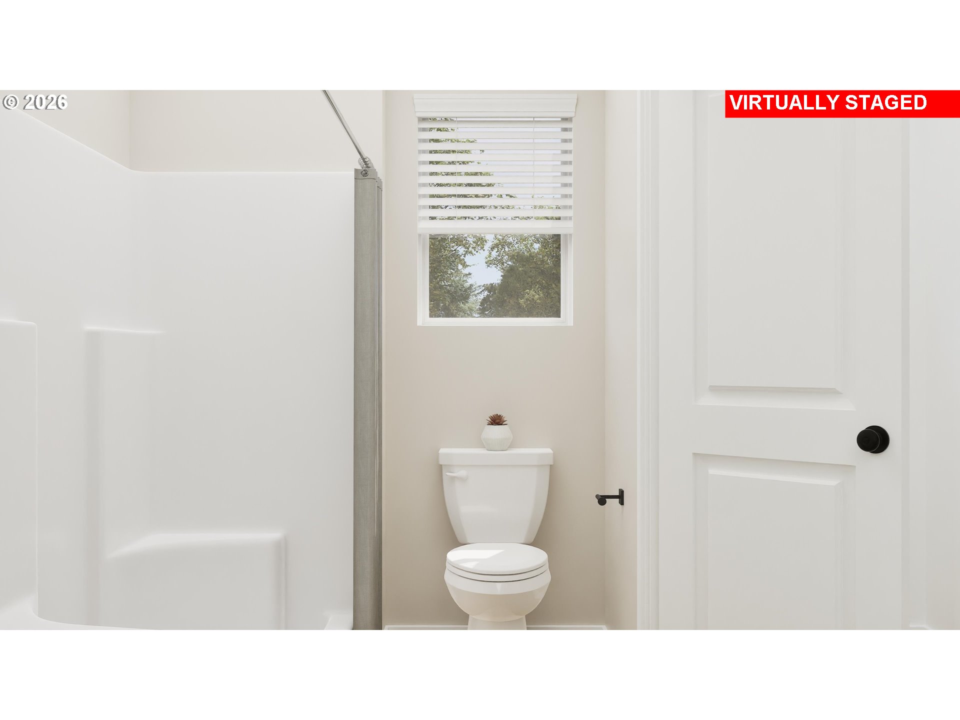 3301 Quail Avenue Gervais, OR 97026 - Photo 21 of 23 a bathroom with a toilet a sink and mirror