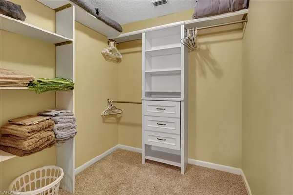 a view of walk in closet