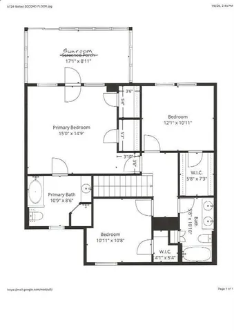 a picture of a floor plan