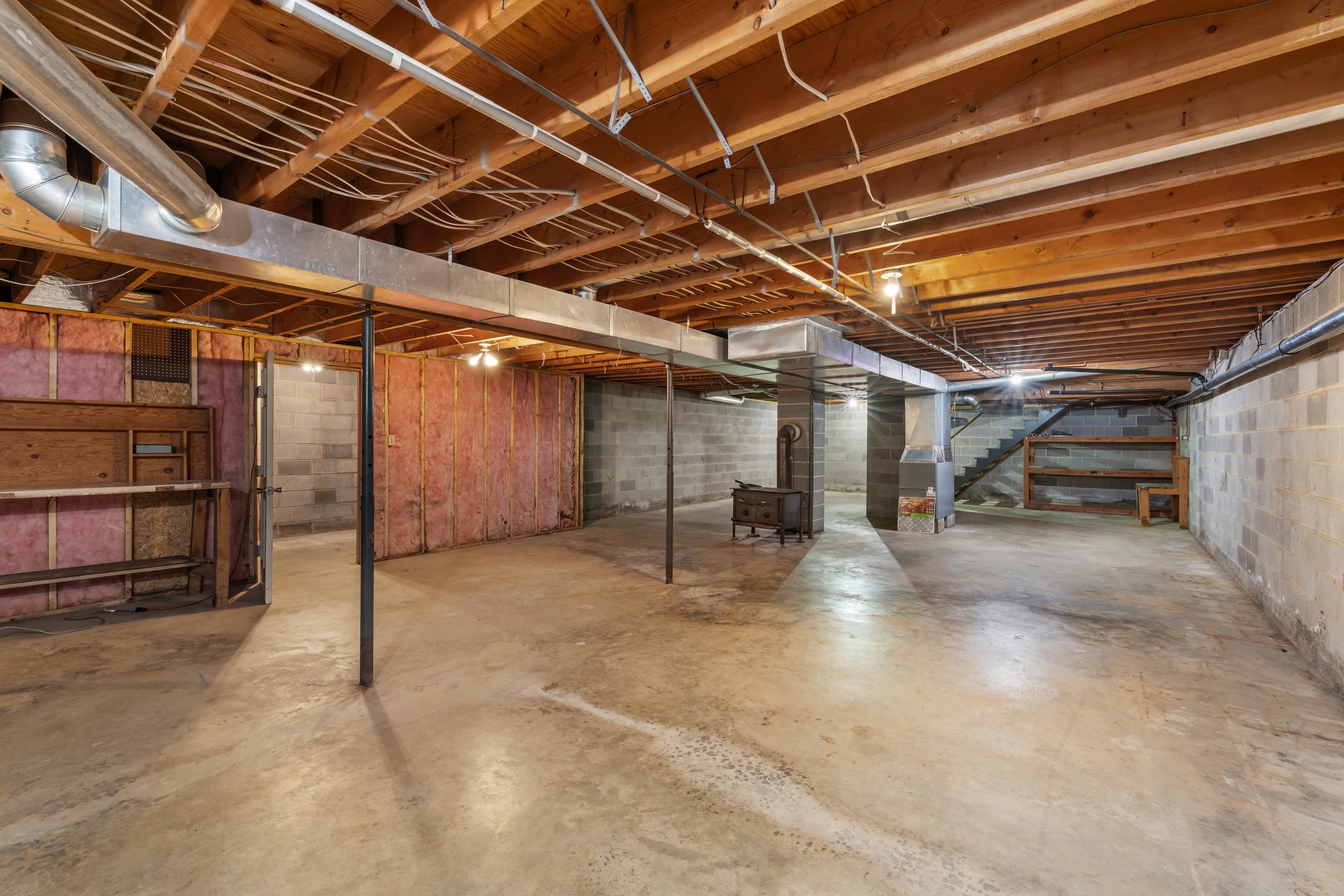 431 Mt Pisgah Road Mount Sidney, VA 24467 - Photo 58 of 72 a view of empty room with wooden ceiling