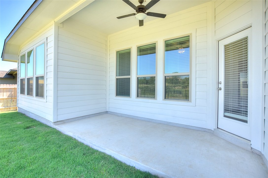 1449 Morning View Road Georgetown, TX 78628 - Photo 28 of 39 Covered back porch overlooking green belt