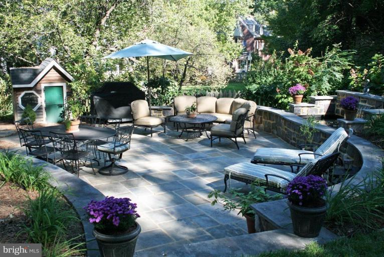 201 Goodale Road Baltimore, MD 21212 - Photo 22 of 30 a view of a patio with furniture and a fire pit