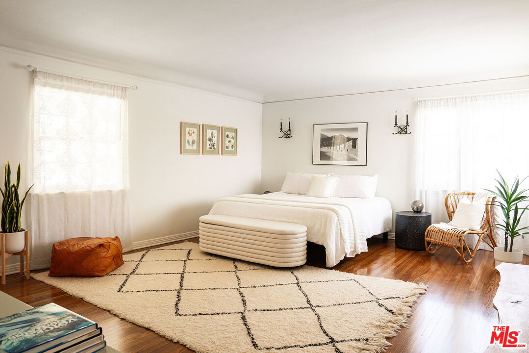 2166 Las Lunas Street Pasadena, CA 91107 - Photo 31 of 64 a bedroom with a bed and a couch