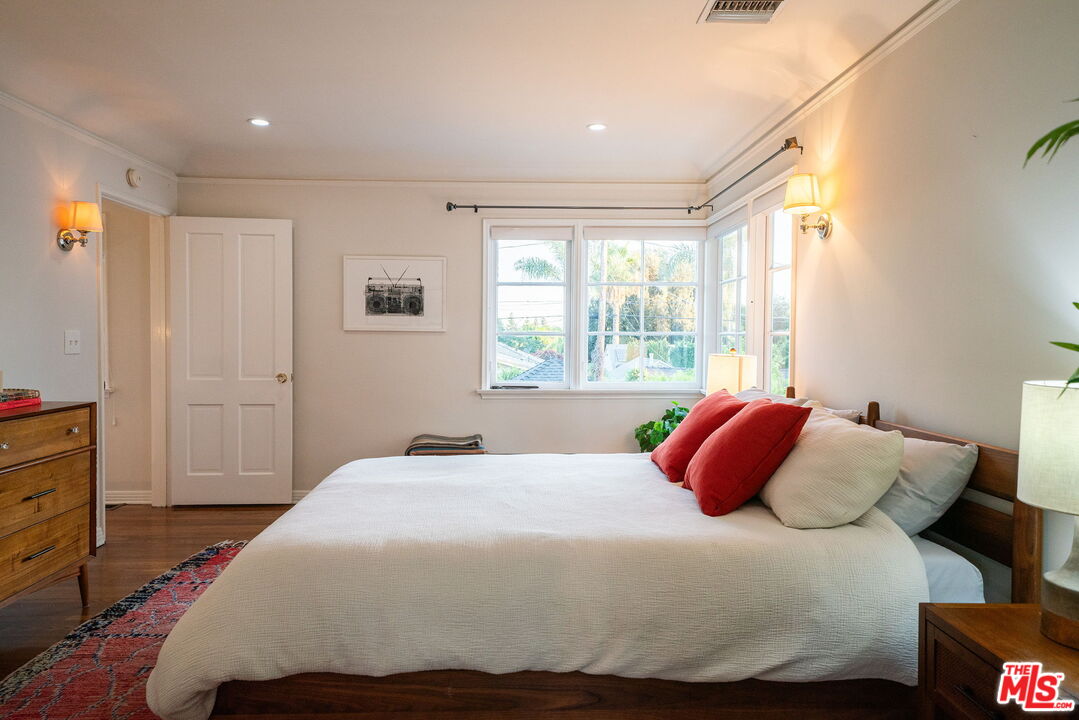 2166 Las Lunas Street Pasadena, CA 91107 - Photo 39 of 64 a bedroom with a bed and a window