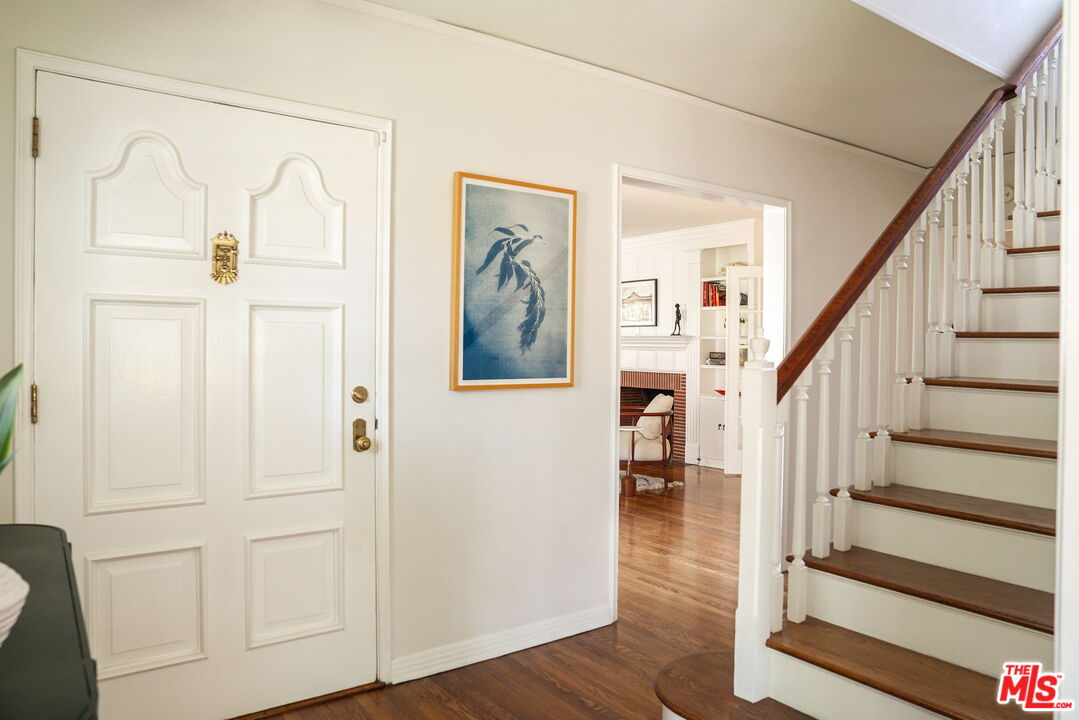 2166 Las Lunas Street Pasadena, CA 91107 - Photo 7 of 64 a view of entryway and hall with wooden floor