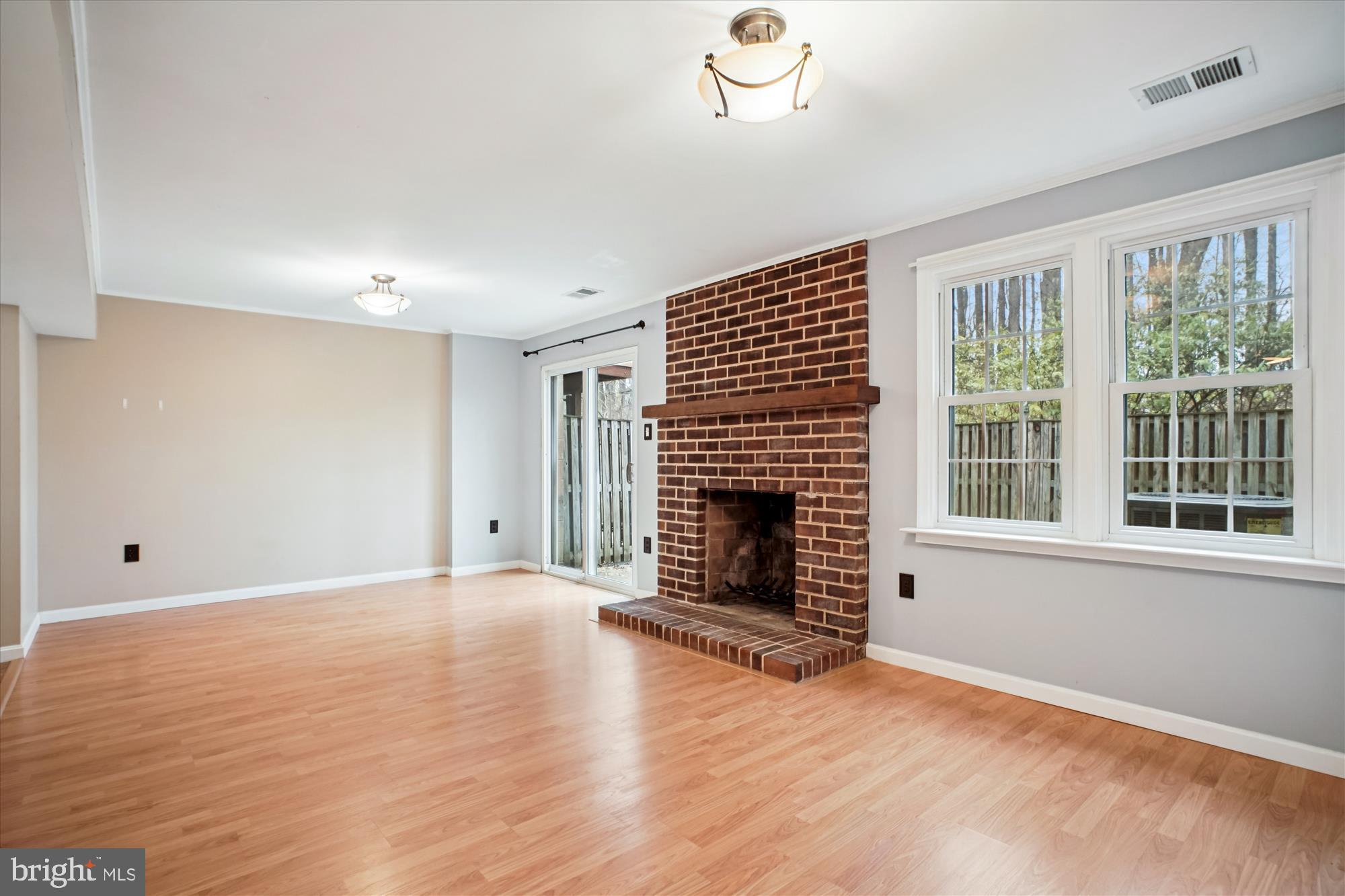 2816 Kelly Square Vienna, VA 22181 - Photo 52 of 73 Family Room with Wood Burning Fire Place
