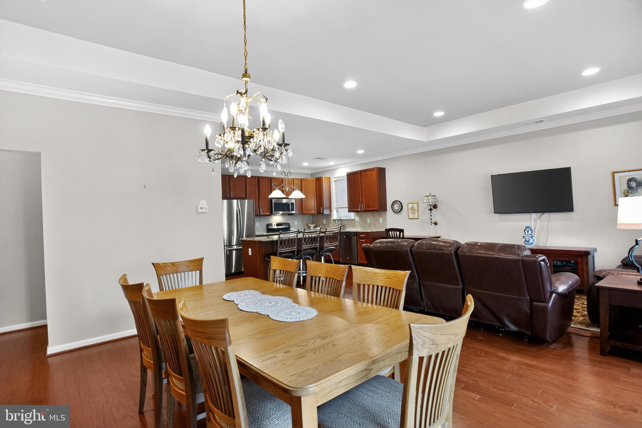 2680 Iris Lane Philadelphia, PA 19116 - Photo 16 of 30 a view of a dining room with furniture and wooden floor