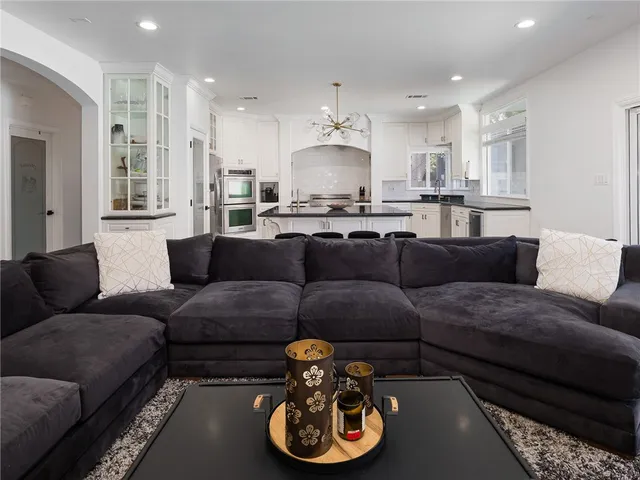 a bathroom with a double vanity sink and mirror