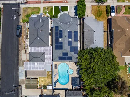 an aerial view of city