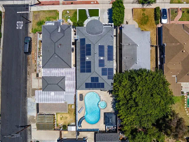 an aerial view of city