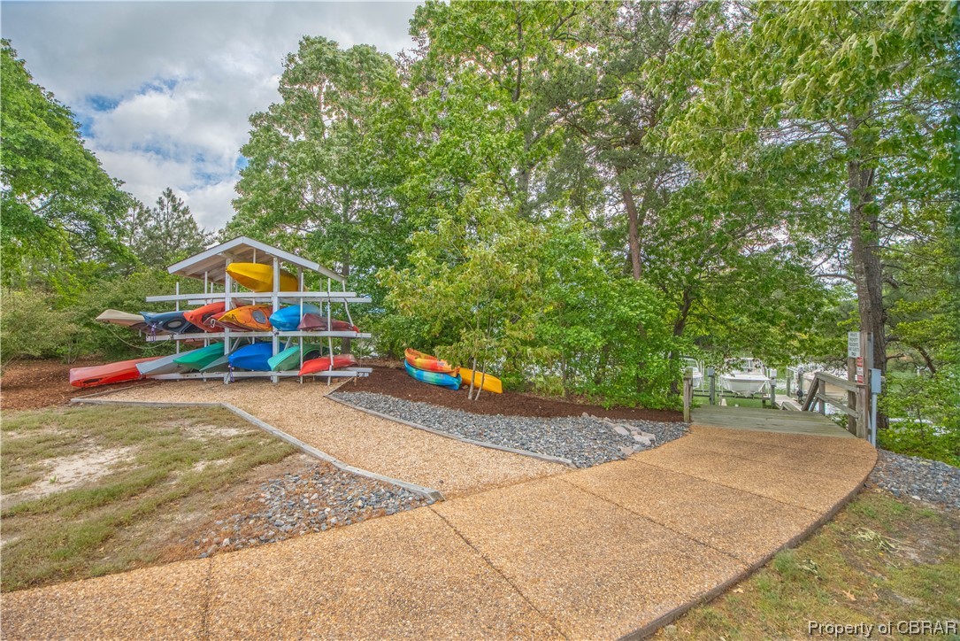 271 Chesapeake Watch Road, Unit 1A Deltaville, VA 23043 - Photo 41 of 42 Kayak Storage