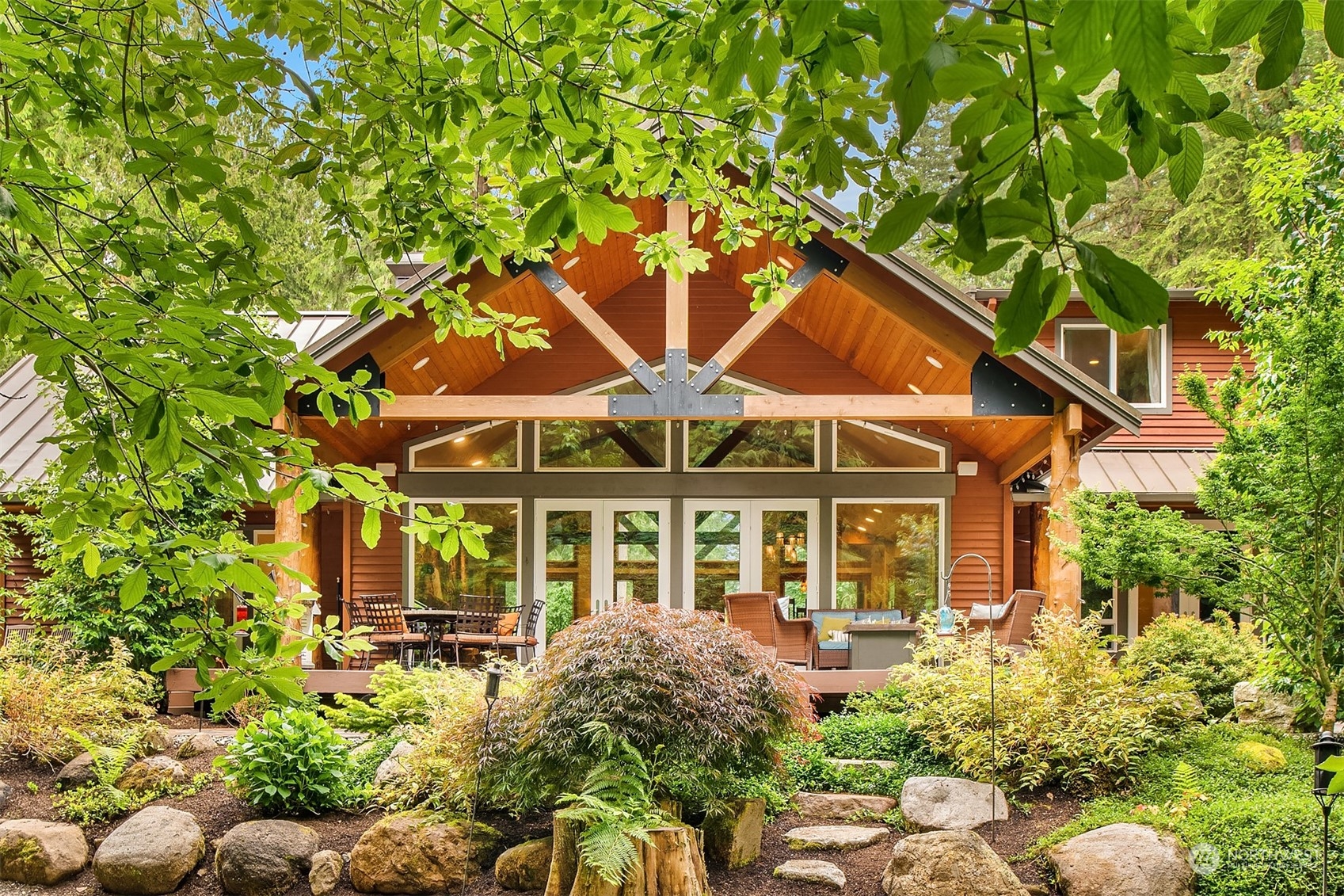 11417 Kelly Road Northeast Carnation, WA 98014 - Photo 39 of 39 front view of a house with a yard