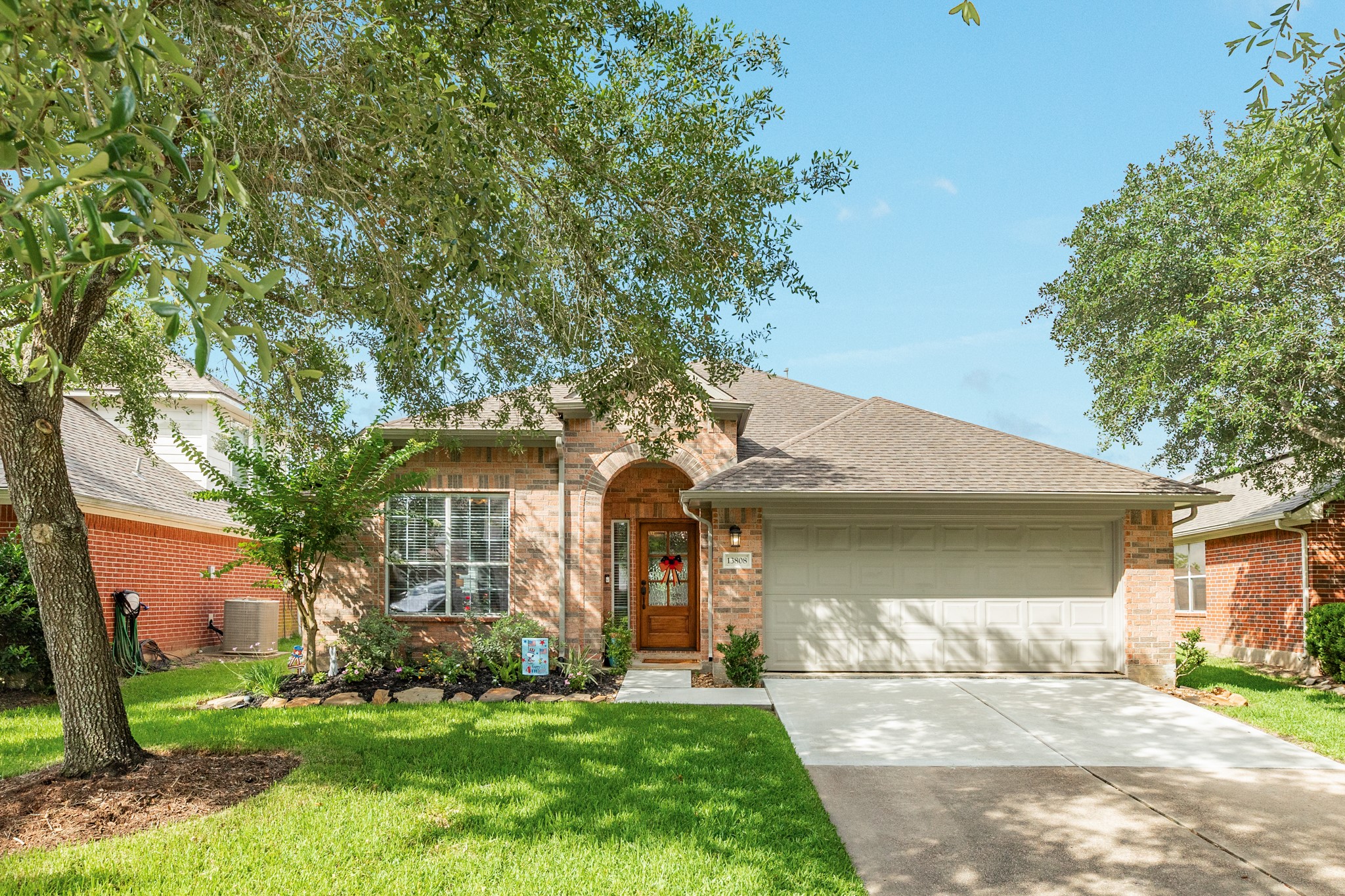 13808 Stark Bridge Lane Rosharon, TX 77583 - Photo 1 of 39 Welcome to your new home at 13808 Stark Bridge. This beautiful brick residence offers an abundance of shade and is move-in ready for its new owners.