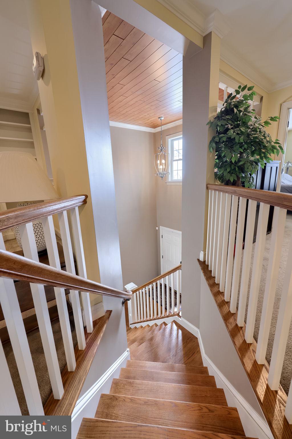 147 Fieldcrest Lane Ephrata, PA 17522 - Photo 27 of 47 a view of staircase with railing and a floor to ceiling window