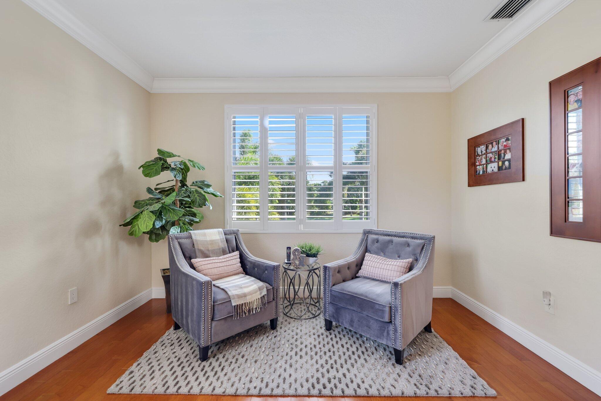 19245 Skyridge Circle Boca Raton, FL 33498 - Photo 54 of 70 a living room with furniture and a potted plant