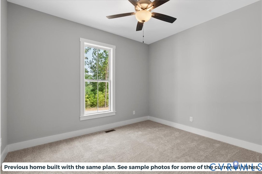 5712 Darlington Heights Road Farmville, VA 23901 - Photo 20 of 22 Empty room featuring light colored carpet and a ce