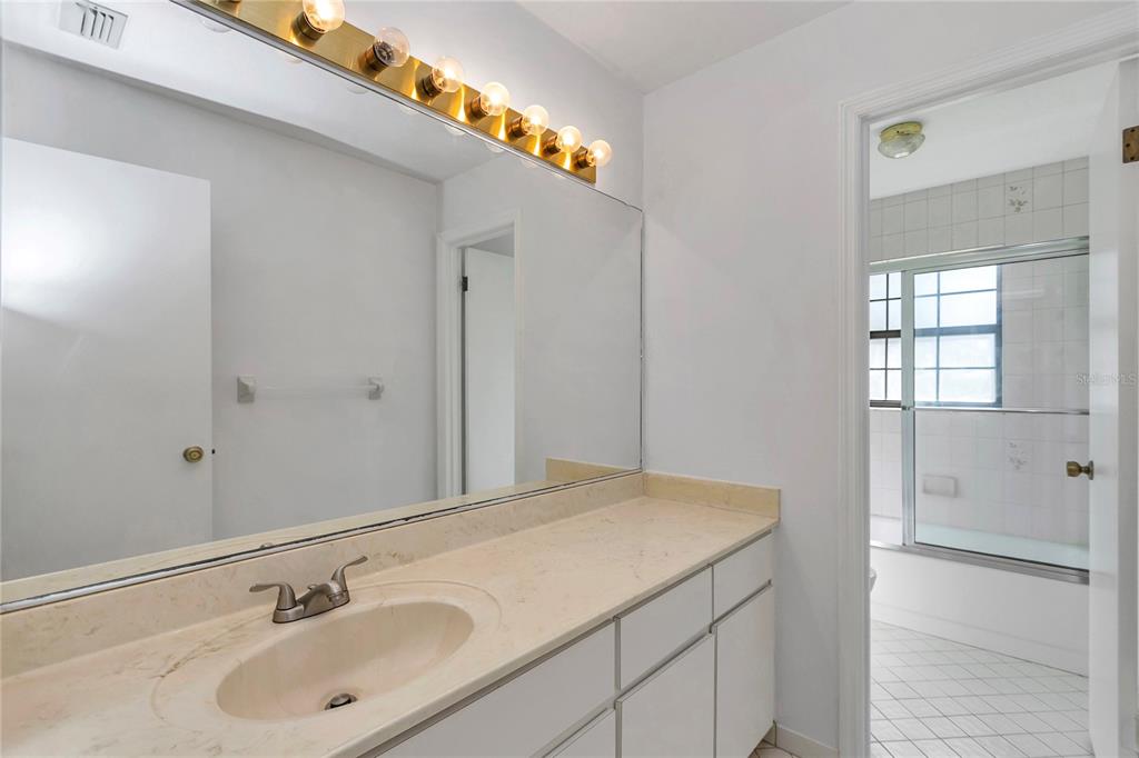 8160 Southwest 53rd Court Ocala, FL 34476 - Photo 19 of 54 a bathroom with a sink and a mirror