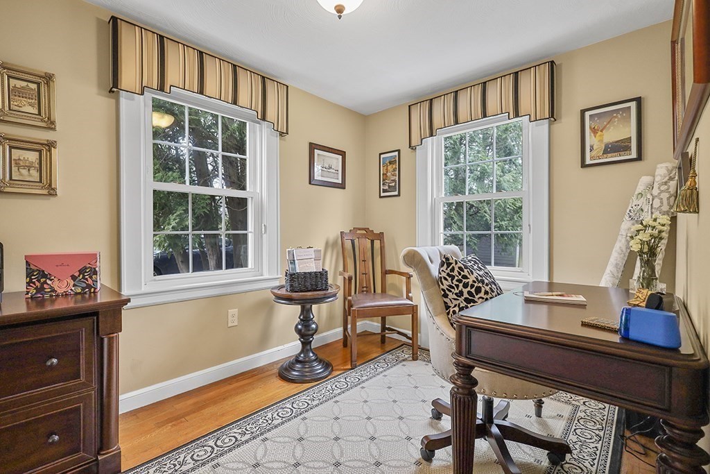 8 Leland Road Natick, MA 01760 - Photo 13 of 21 a view of a workspace with furniture and a window