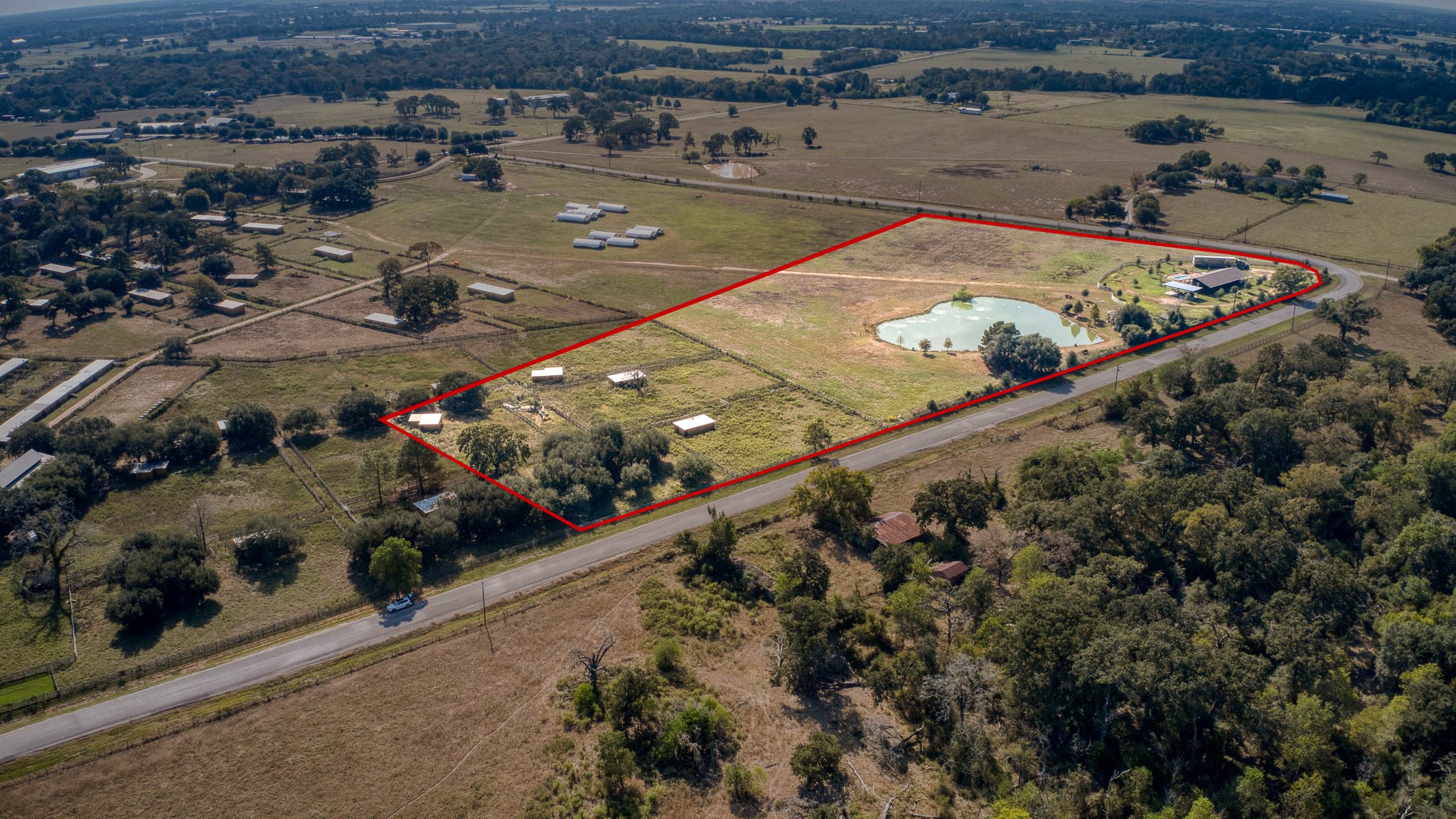 35418 Tompkins Road Hempstead, TX 77445 - Photo 50 of 50 an aerial view of swimming pool and outdoor space