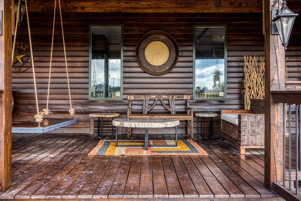 35418 Tompkins Road Hempstead, TX 77445 - Photo 6 of 50 a view of a patio with a table and chairs