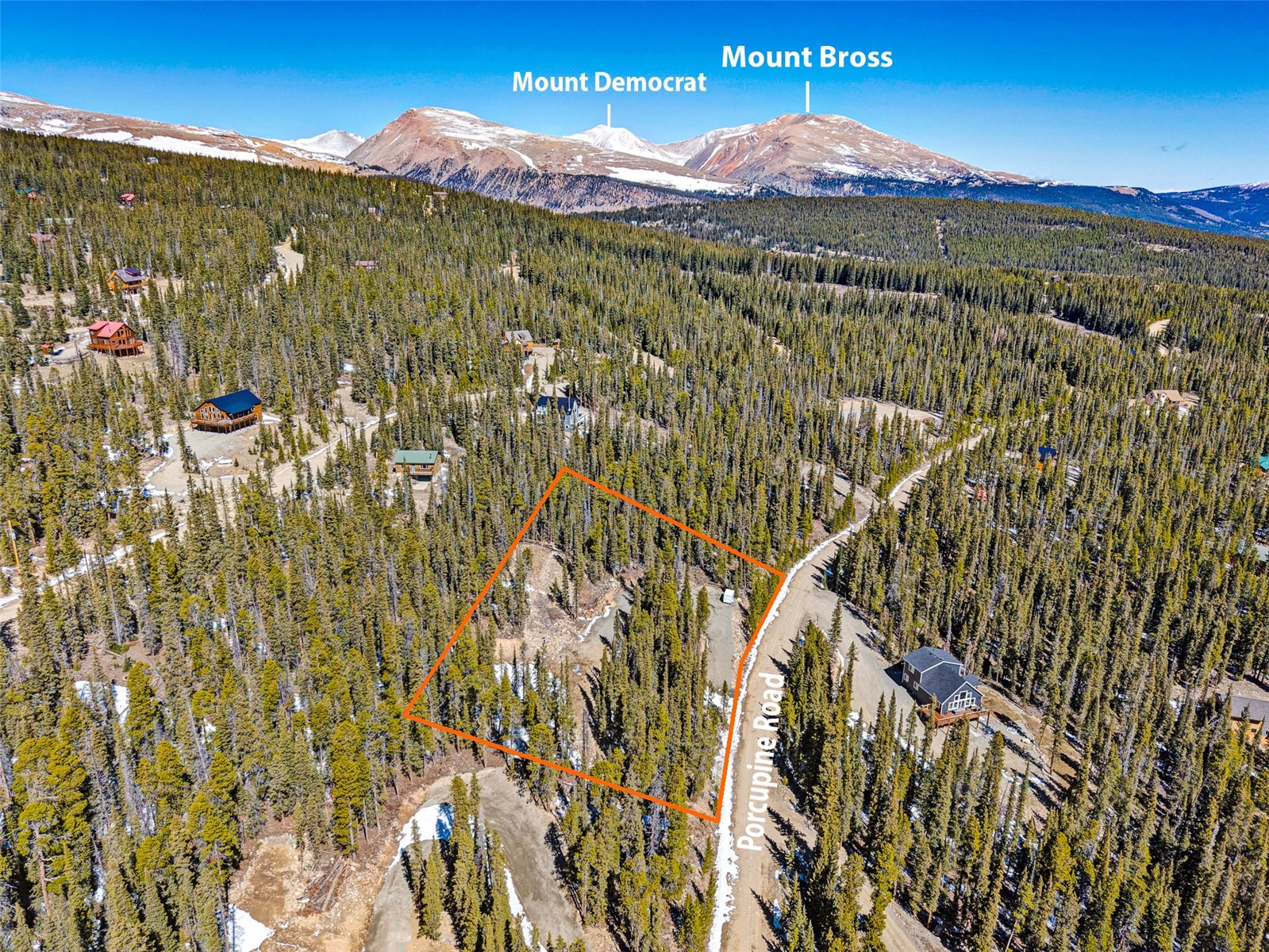 313 Porcupine Road Fairplay, CO 80440 - Photo 3 of 50 a view of a city with mountains in the background