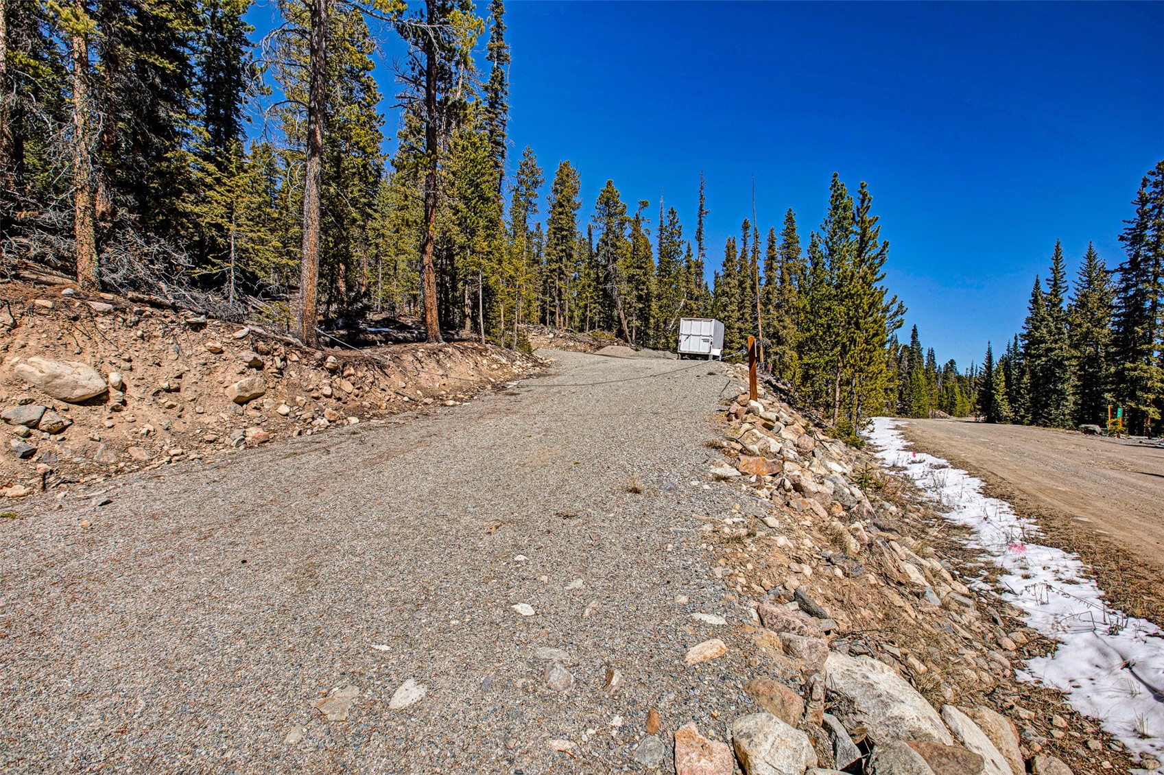 313 Porcupine Road Fairplay, CO 80440 - Photo 5 of 50 a view of a snow on the side of the road