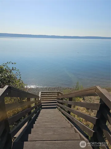 a view of an ocean beach