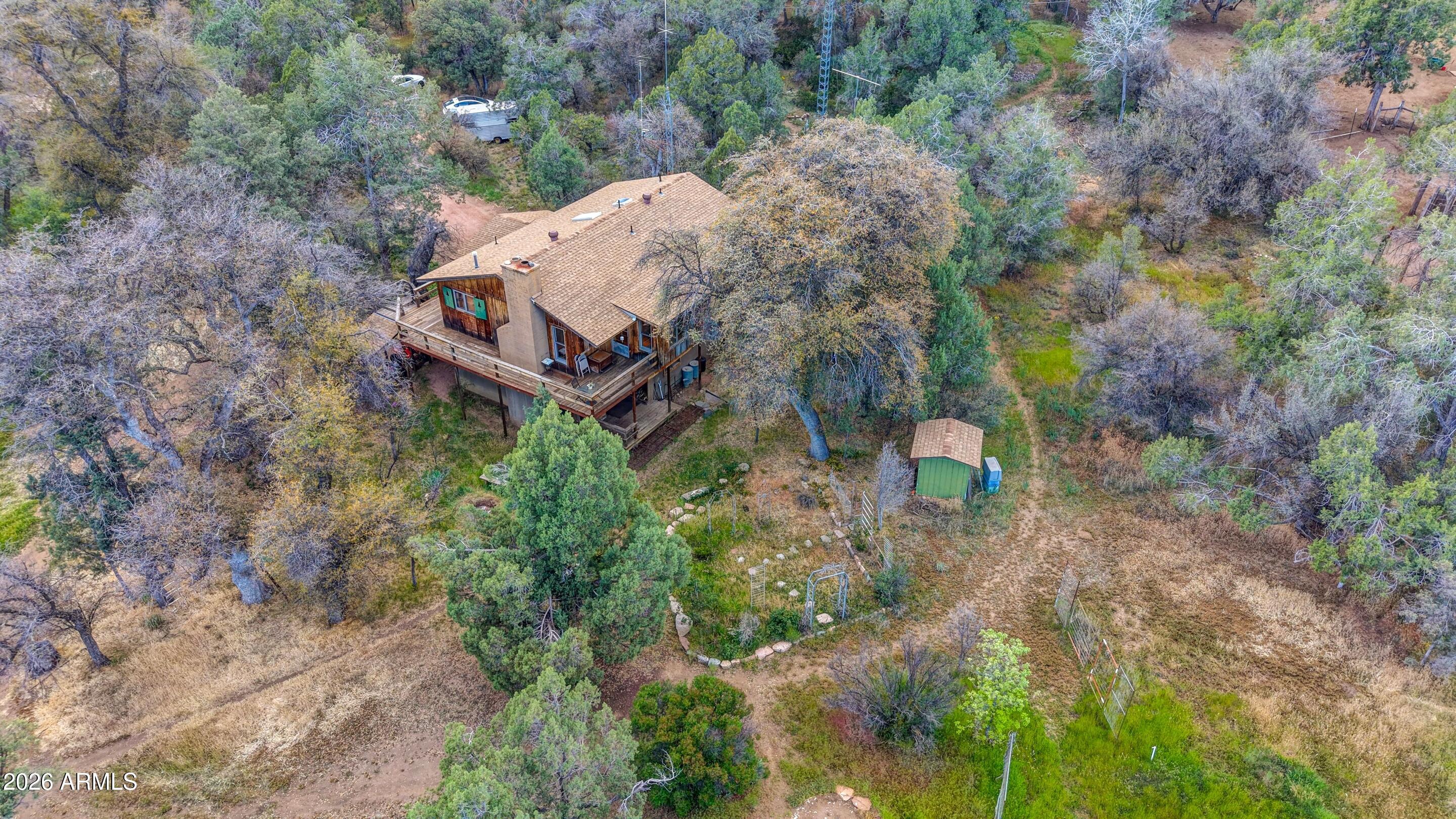 8135 West Gibson Ranch Road Payson, AZ 85541 - Photo 38 of 43 a view of a house with a yard