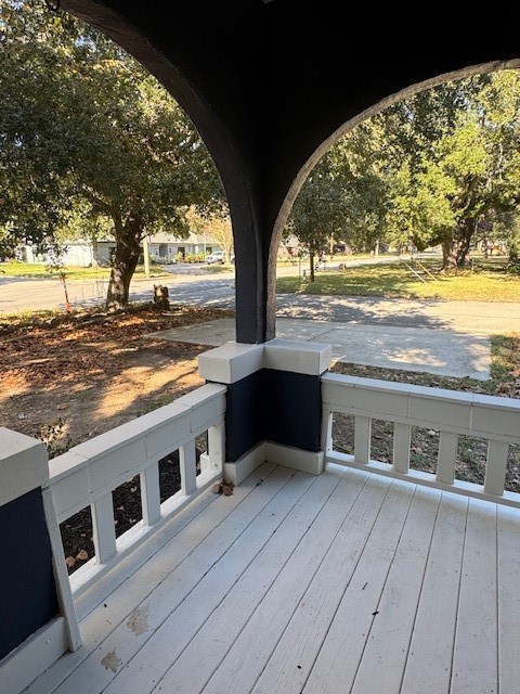 1616 North Travis Street Liberty, TX 77575 - Photo 16 of 23 a view of a balcony with an outdoor space