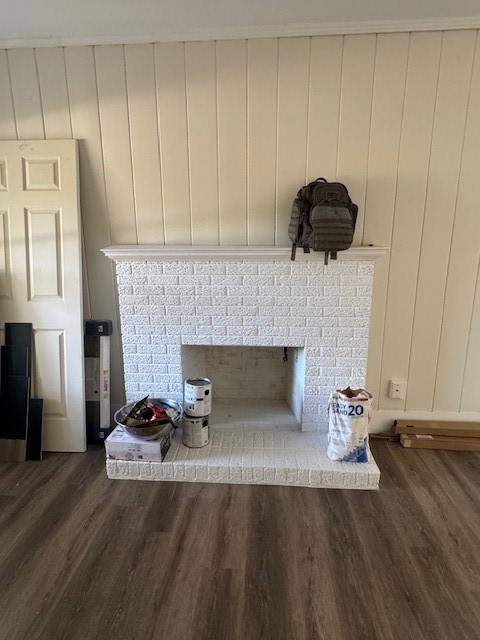 1616 North Travis Street Liberty, TX 77575 - Photo 19 of 23 a living room with furniture and a fireplace