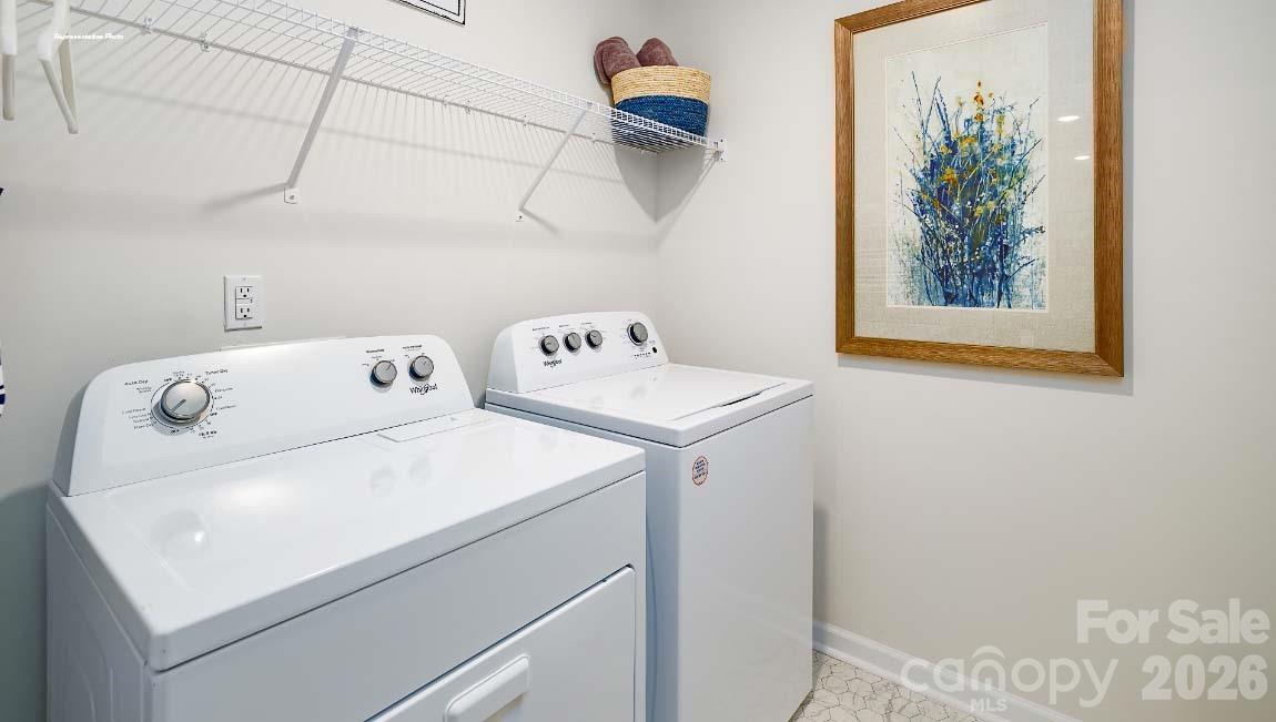602 Dazzle Loop Newton, NC 28658 - Photo 29 of 29 a utility room with dryer and washer