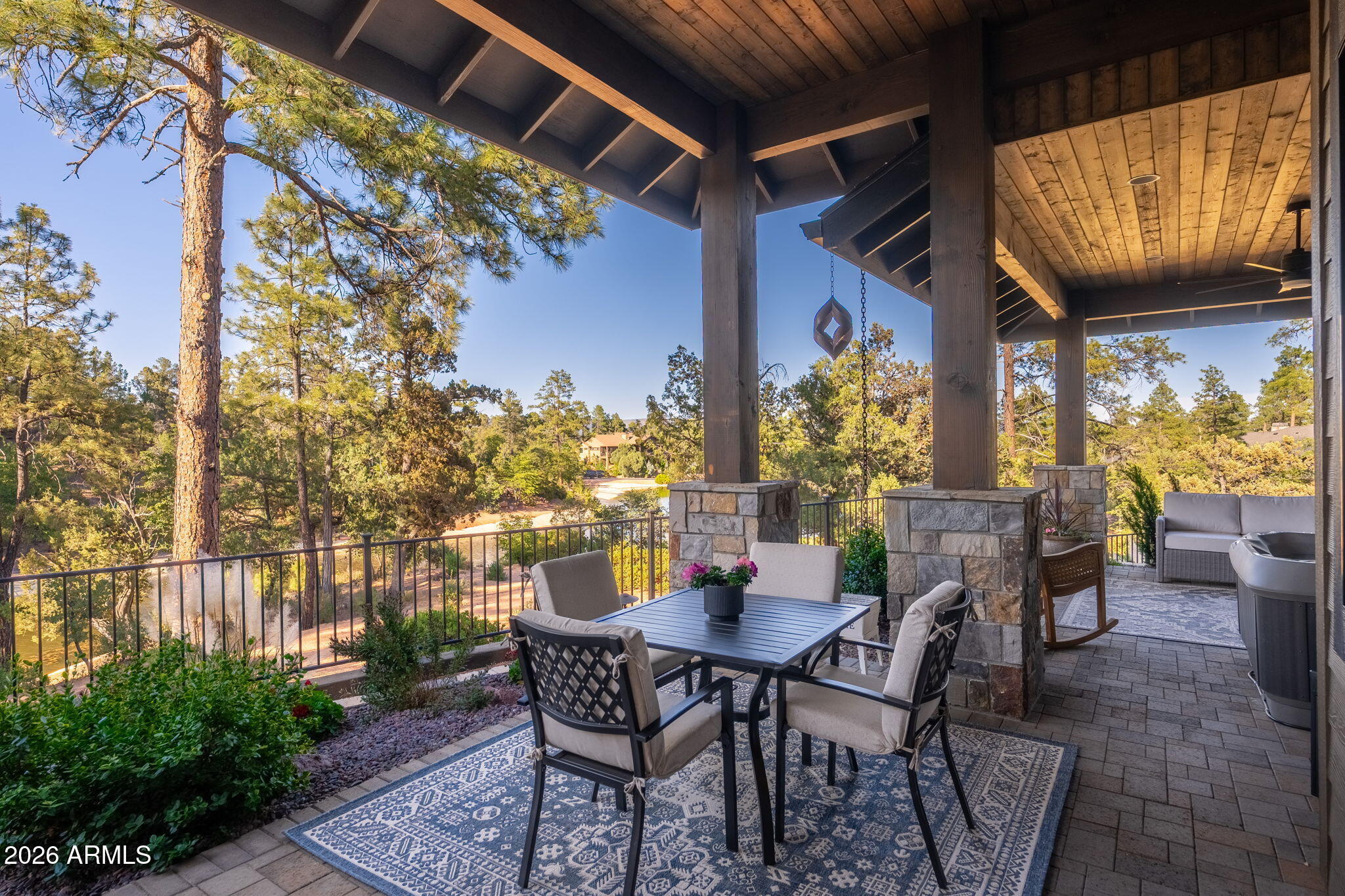 602 North Redbud Circle Payson, AZ 85541 - Photo 53 of 83 a view of an outdoor dining space with a table and chairs