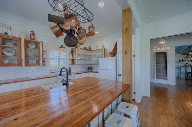 a view of dining room with furniture