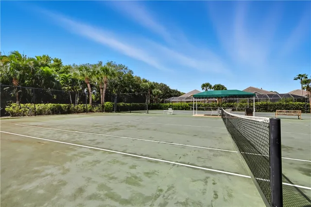 a view of a tennis court