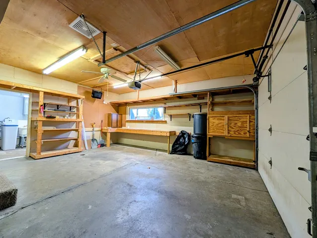 a view of a big room with an empty space