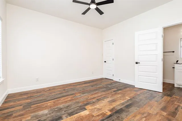 wooden floor in an empty room