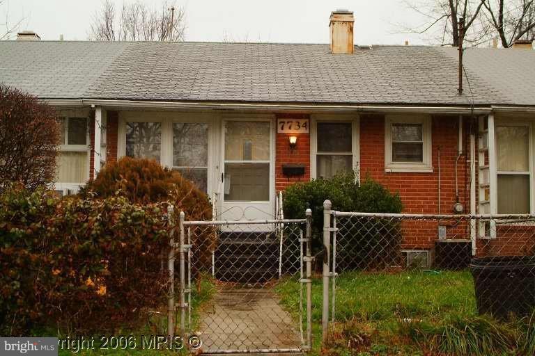 7734 Bender Road Landover, MD 20785 - Photo 1 of 1 front view of house with a yard