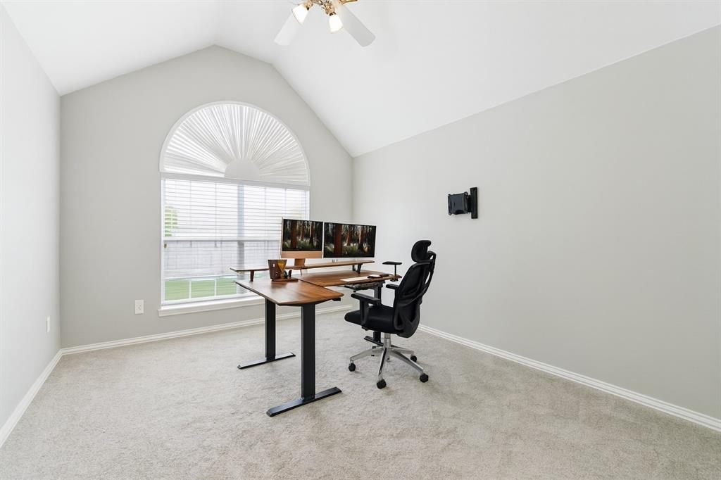 7913 Morningdew Drive Plano, TX 75025 - Photo 33 of 40 a view of a workspace with a window