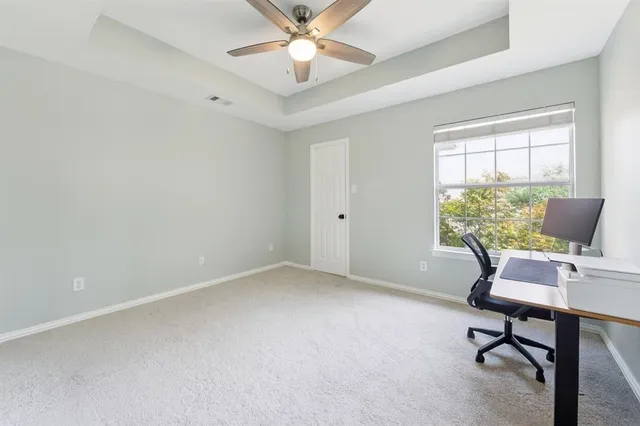 a workspace with a window