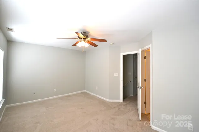 a window in an empty room