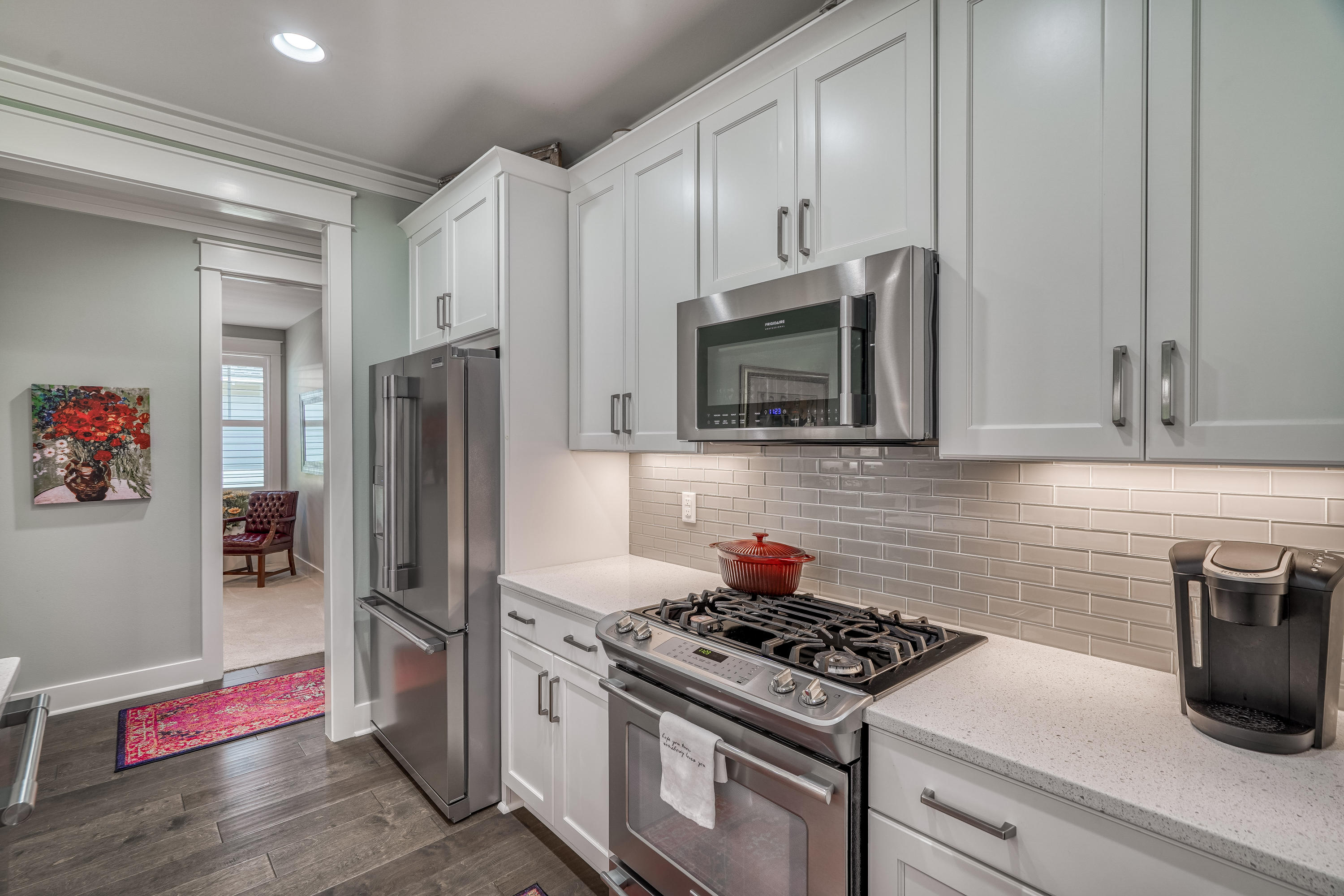 137 Jack Knife Drive Inlet Beach, FL 32461 - Photo 24 of 45 a kitchen with refrigerator and microwave