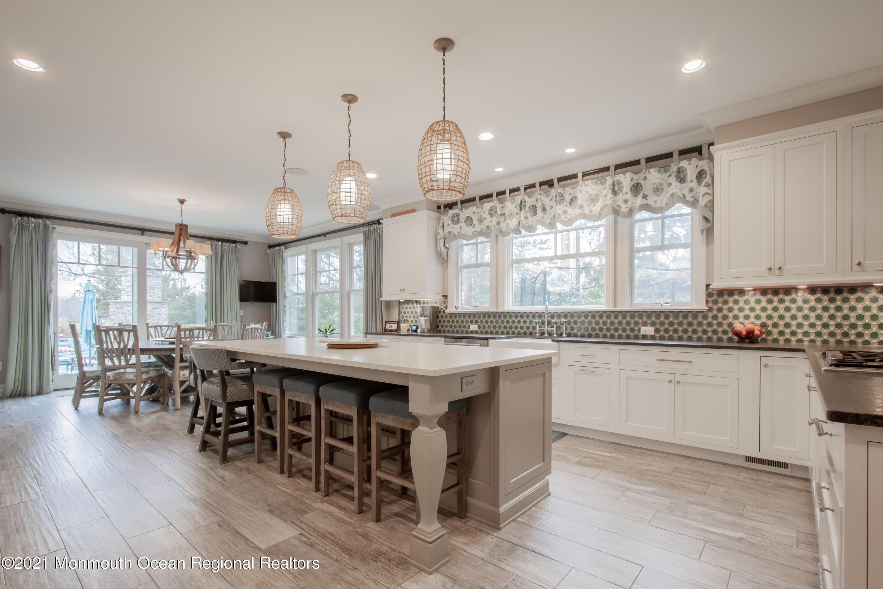 451 Little Silver Point Road Little Silver, NJ 07739 - Photo 14 of 63 a large kitchen with lots of counter space sink and appliances