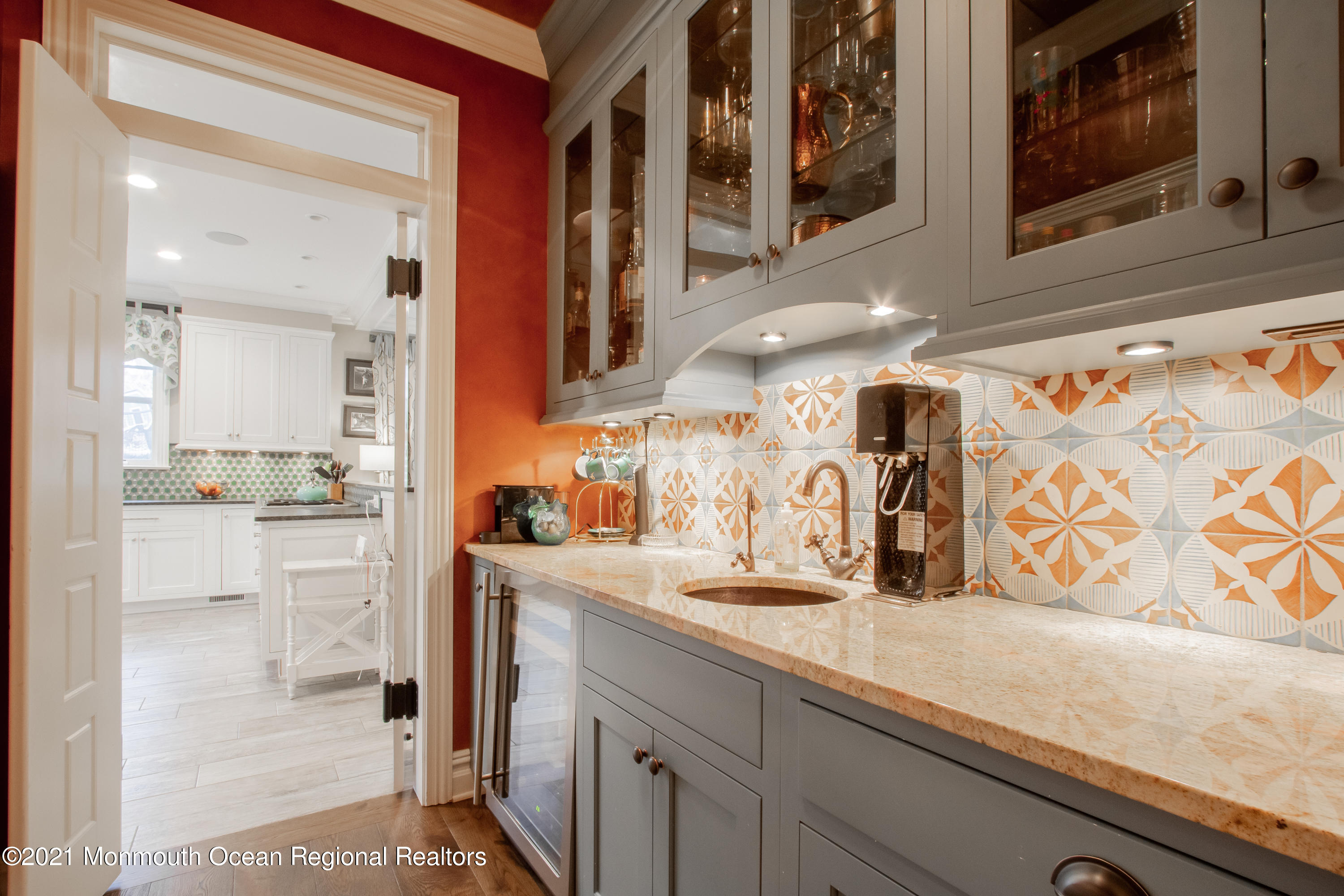 451 Little Silver Point Road Little Silver, NJ 07739 - Photo 28 of 63 a kitchen with stainless steel appliances granite countertop a sink and cabinets
