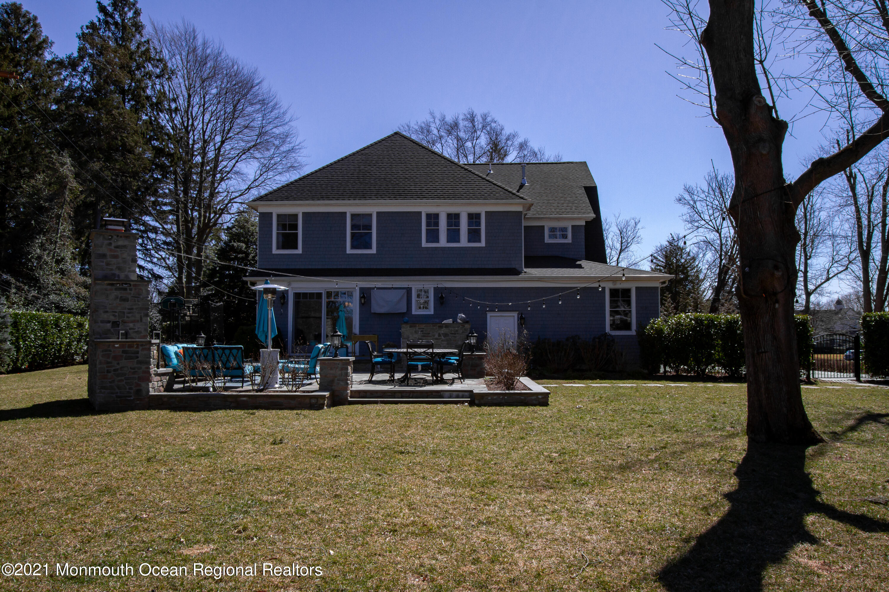 451 Little Silver Point Road Little Silver, NJ 07739 - Photo 47 of 63 a front view of a building with trees
