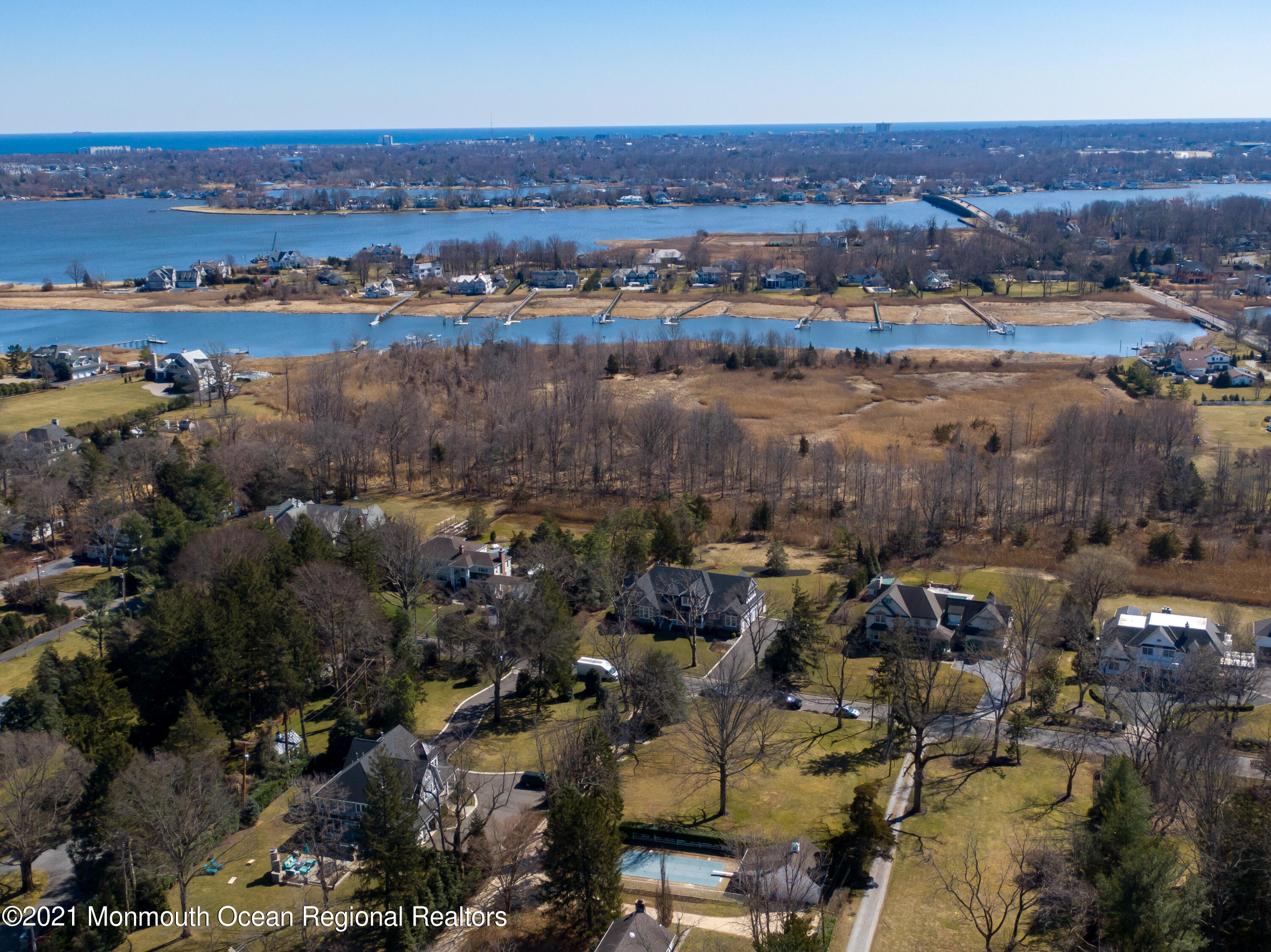 451 Little Silver Point Road Little Silver, NJ 07739 - Photo 52 of 63 an aerial view of multiple house