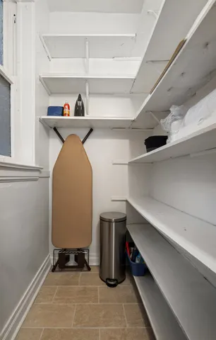 a view of storage and utility room