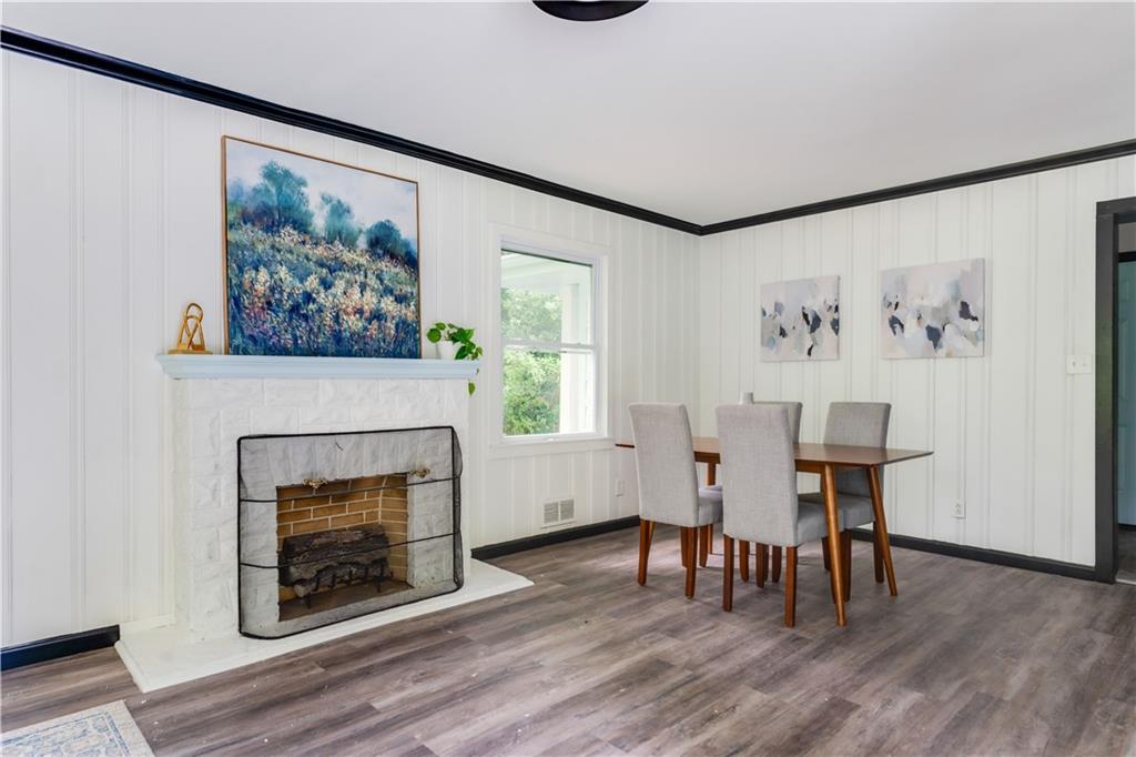 2343 Dawn Drive Decatur, GA 30032 - Photo 3 of 20 a living room with furniture and a fireplace