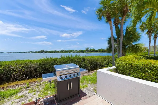 a view of an outdoor space and deck