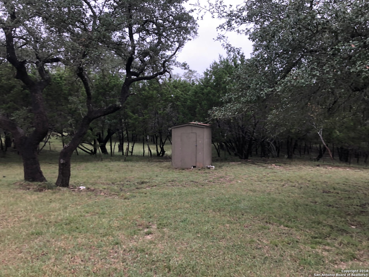 403 Los Indios Road Boerne, TX 78006 - Photo 19 of 21 a view of a field with trees in front of it